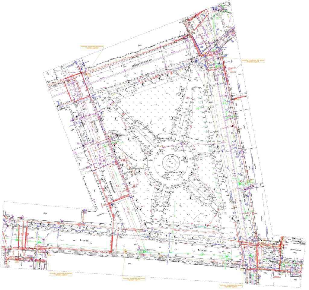 Neatkarības laukuma attīstība (Neatkarības laukums 2) - Parks - vizualizācija
