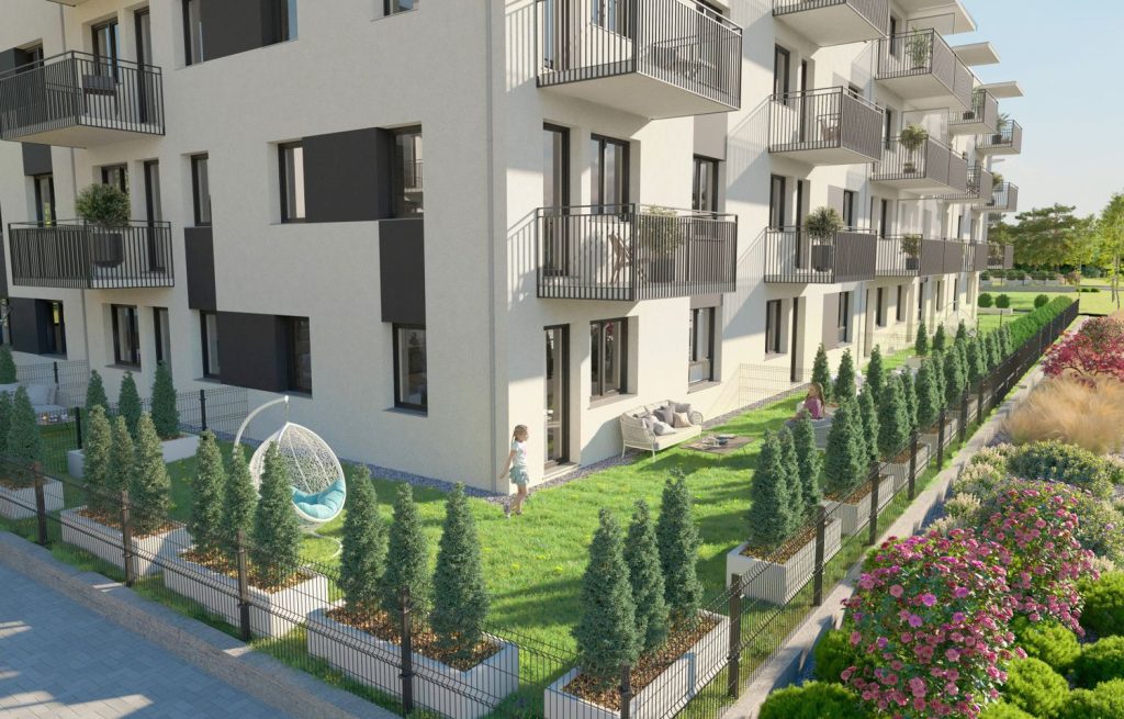 Osiedle Bocianie Gniazdo 2 (ul. Małe Błonia) - Daugiabutis - vizualizacija