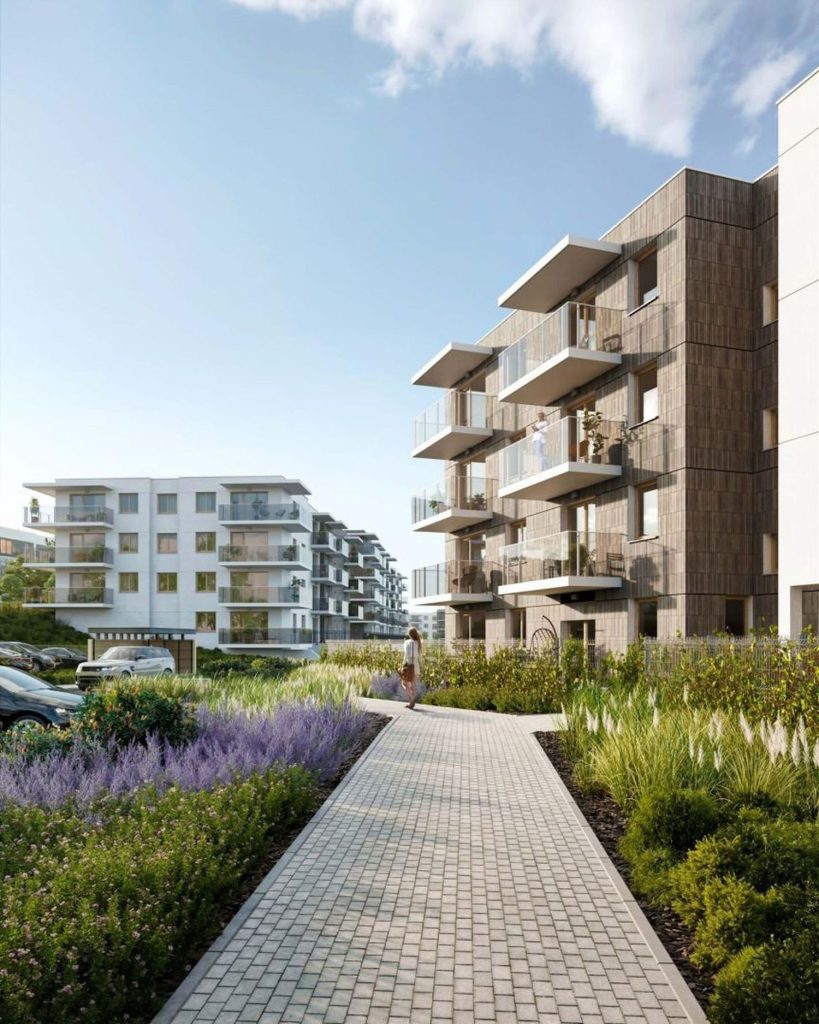 Osiedle Przyjemne III (ul. Flisykowskiego) - Multi apartment - visualization