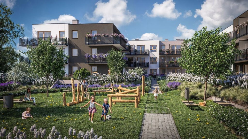 Olchowy Park V (ul. Mańkowska) - Daugiabutis - vizualizacija