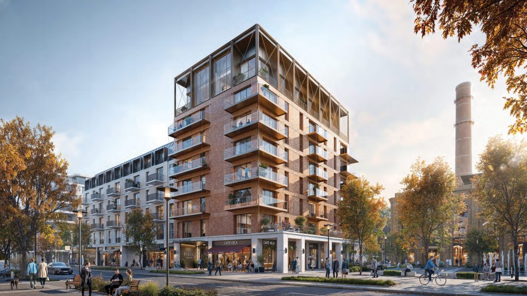 Riga Waterfront – Plaza Residences (Andrejostas iela) - Daudzdzīvokļu nams - vizualizācija