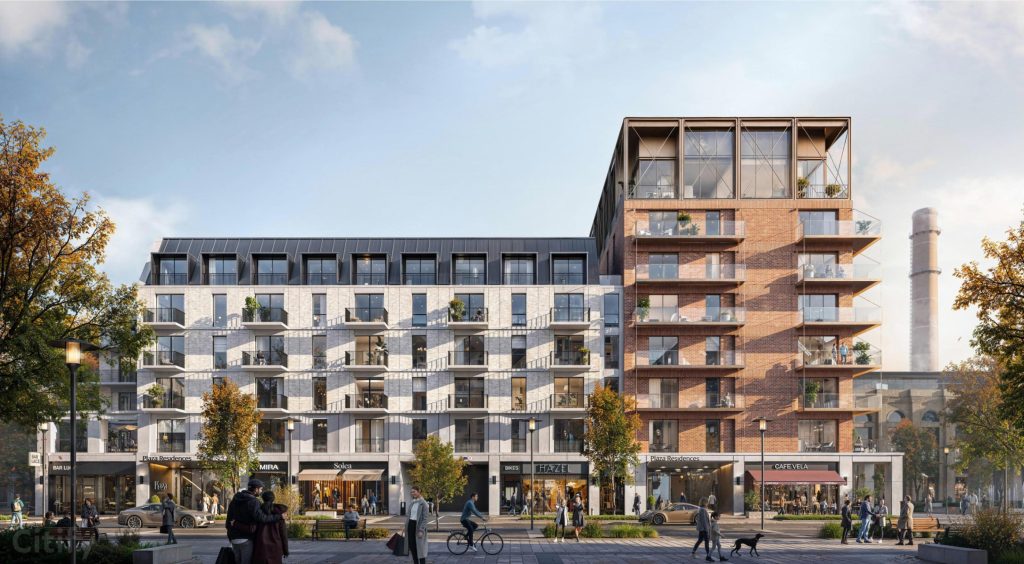 Riga Waterfront - Plaza Residences (Andrejostas iela) - Daudzdzīvokļu nams, Cita komerciāla - vizualizācija