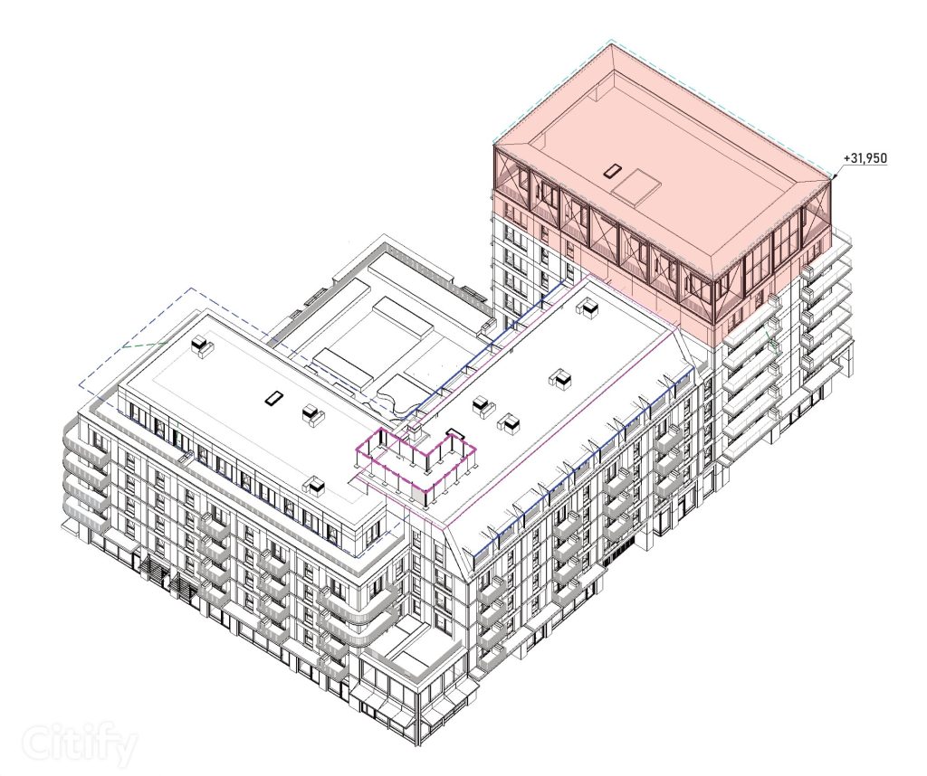 Riga Waterfront - Plaza Residences (Andrejostas iela) - Daudzdzīvokļu nams, Cita komerciāla - vizualizācija