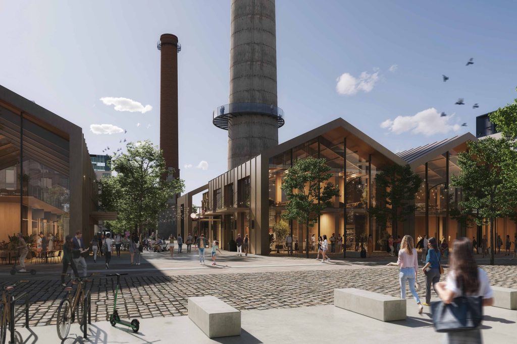 Riga Waterfront - The Powerhouse (Andrejostas iela 21) - Kultūras centrs, Tirdzniecības centrs - vizualizācija