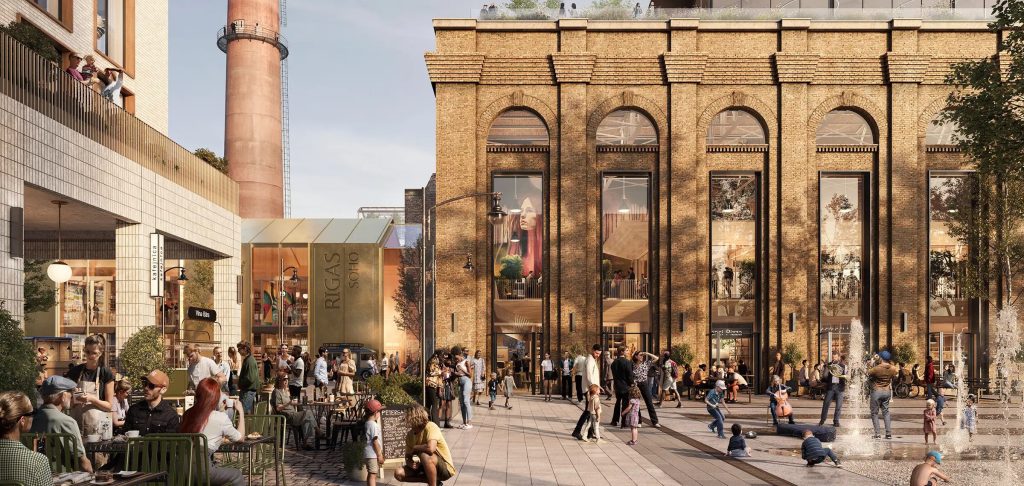 Riga Waterfront - The Powerhouse (Andrejostas iela 21) - Kultūras centrs, Tirdzniecības centrs - vizualizācija