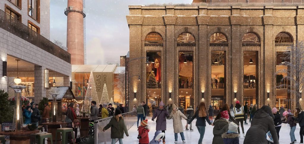 Riga Waterfront - The Powerhouse (Andrejostas iela 21) - Kultūras centrs, Tirdzniecības centrs - vizualizācija