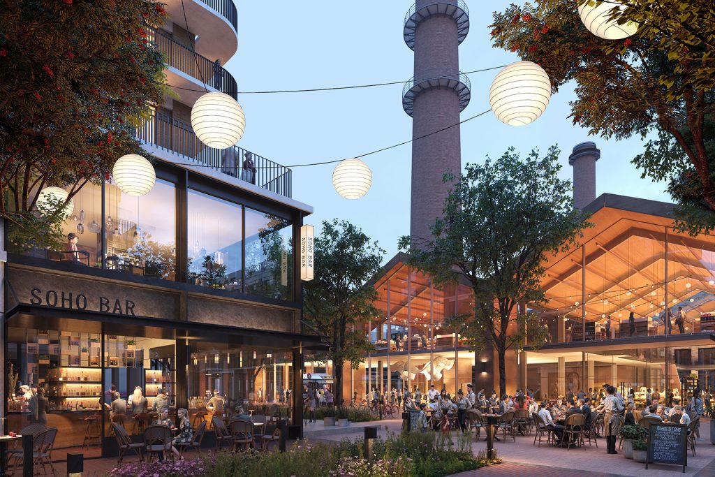 Riga Waterfront - The Powerhouse (Andrejostas iela 21) - Kultūras centrs, Tirdzniecības centrs - vizualizācija