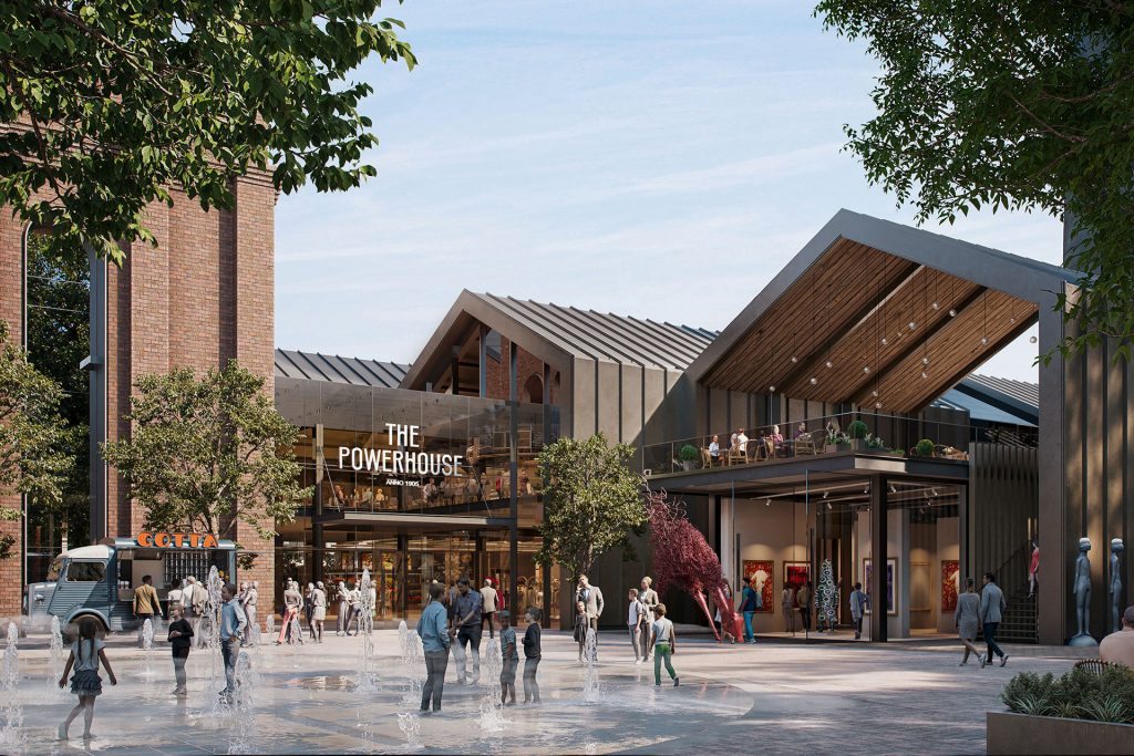 Riga Waterfront - The Powerhouse (Andrejostas iela 21) - Kultūras centrs, Tirdzniecības centrs - vizualizācija