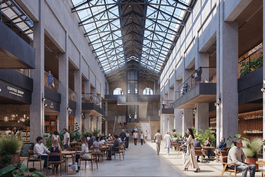 Riga Waterfront - The Powerhouse (Andrejostas iela 21) - Kultūras centrs, Tirdzniecības centrs - vizualizācija