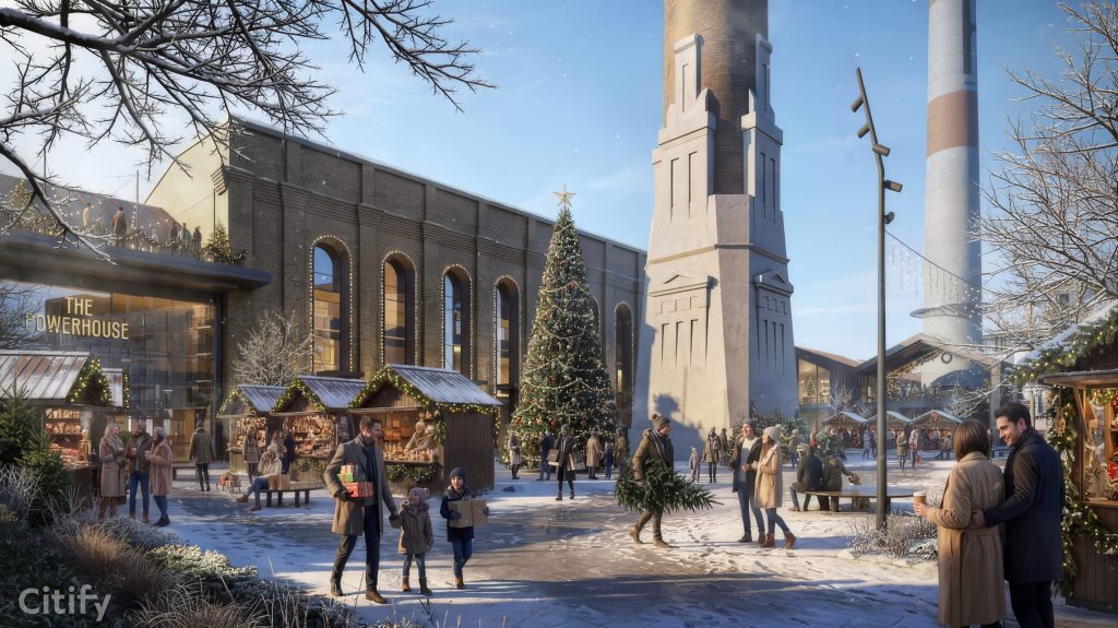 Riga Waterfront - The Powerhouse (Andrejostas iela 21) - Kultūras centrs, Tirdzniecības centrs - vizualizācija