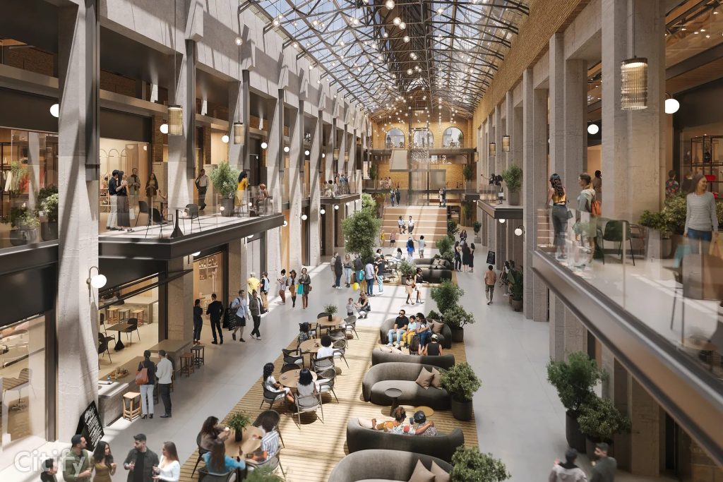 Riga Waterfront - The Powerhouse (Andrejostas iela 21) - Kultūras centrs, Tirdzniecības centrs - vizualizācija