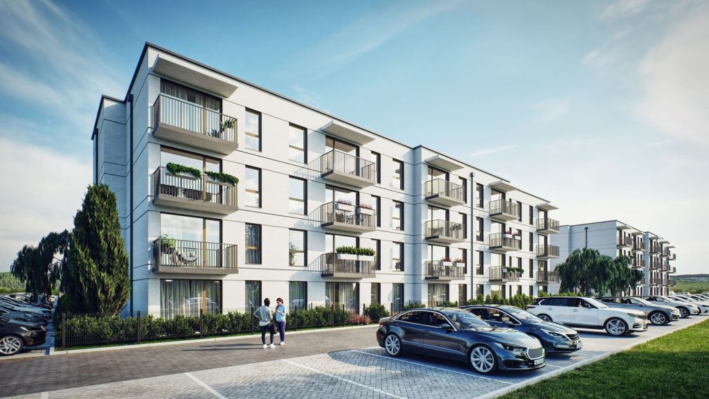 Zielone Błonia III (ul. Spacerowa) - Multi apartment - visualization