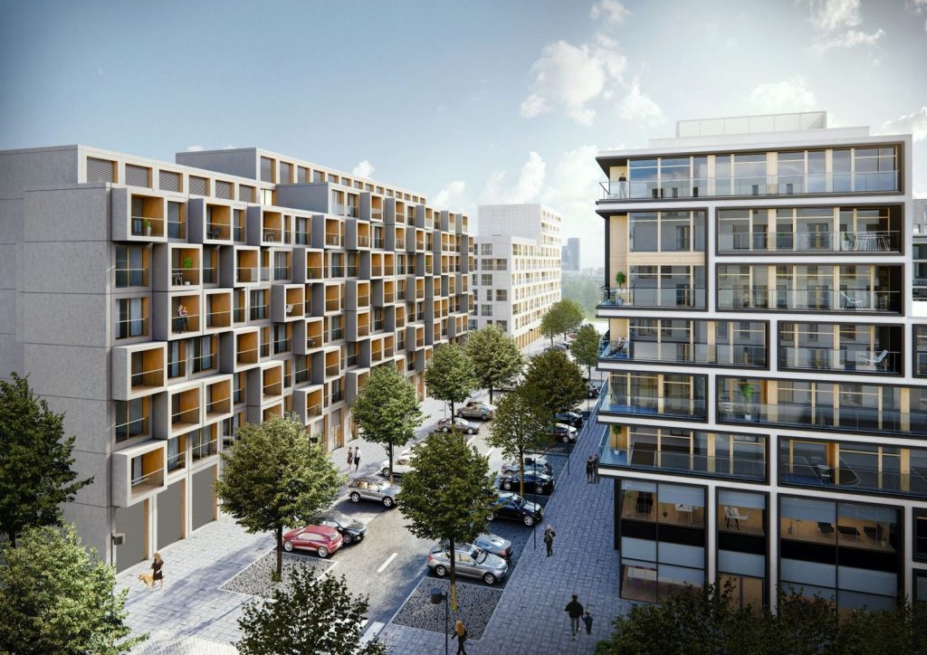 19. Dzielnica Etap III (ul. Kolejowa 47) - Korterelamu - visuaalne