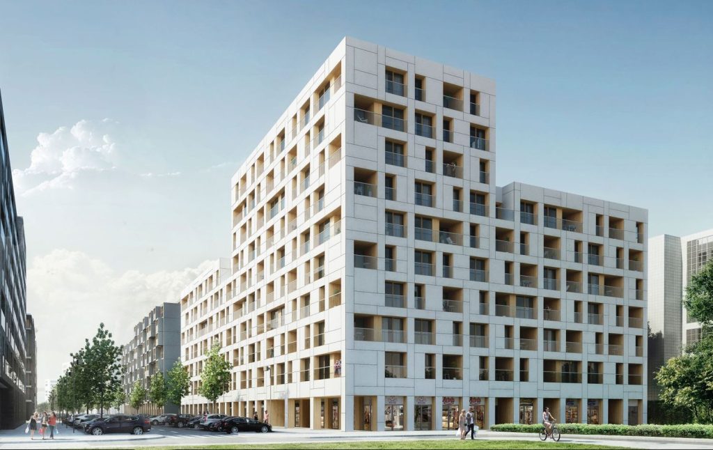 19. Dzielnica Etap III (ul. Kolejowa 47) - Korterelamu - visuaalne