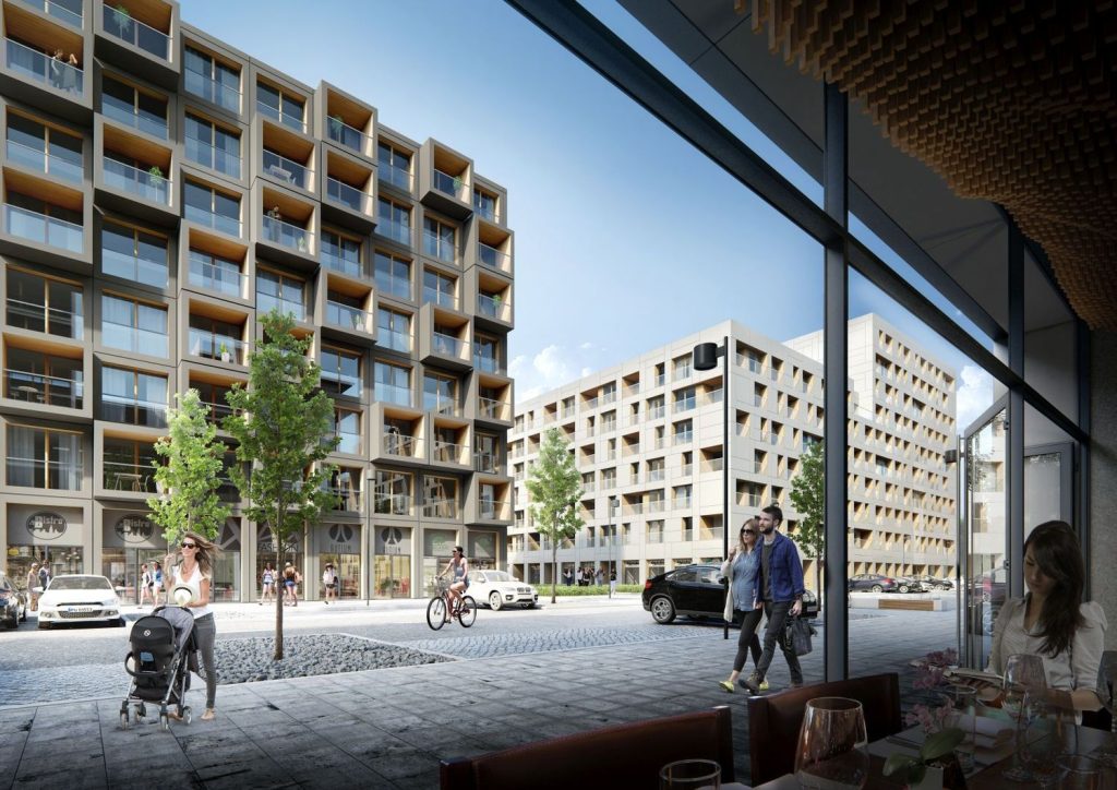 19. Dzielnica Etap III (ul. Kolejowa 47) - Korterelamu - visuaalne