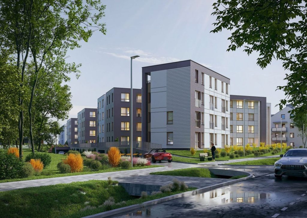 Federowicza – Ruczaj Park (ul. Jana Kantego Federowicza) - Daudzdzīvokļu nams - vizualizācija