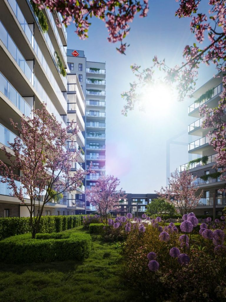 Heyki City (ul. Leona Heyki) - Daudzdzīvokļu nams - vizualizācija
