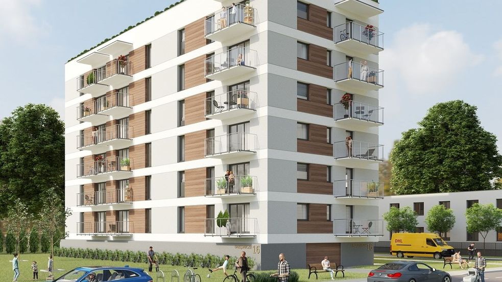 Inspiro (ul. Urzednicza 16) - Korterelamu - visuaalne