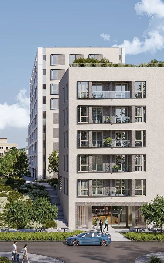 Modern Mokotów bud. C1 i C2 (ul. Domaniewska) - Daugiabutis - vizualizacija