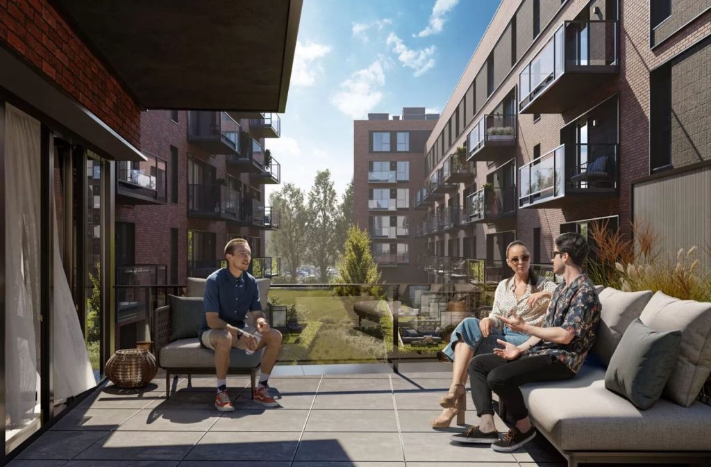 Nowy Kamionek (ul. Chodakowska) - Daudzdzīvokļu nams - vizualizācija