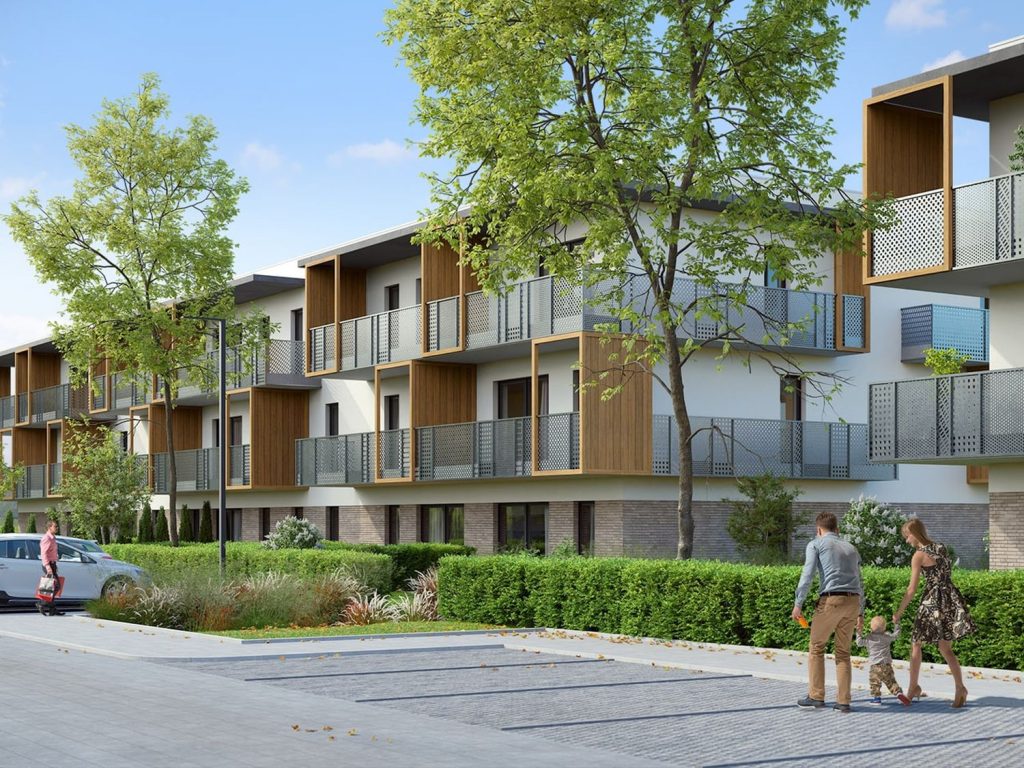 Osiedle Brzoskwiniowa (ul. Brzoskwiniowa) - Multi apartment - visualization