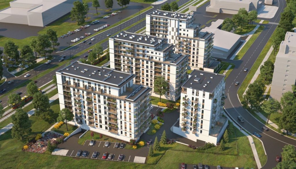 Osiedle NeoTeo (ul. Grabieniec) - Korterelamu - visuaalne