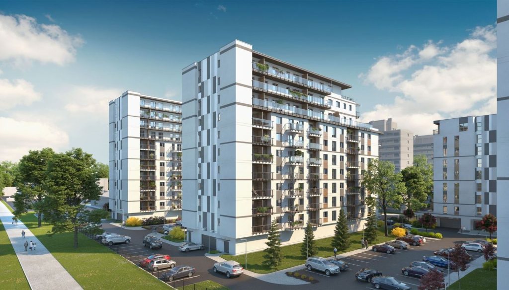 Osiedle NeoTeo (ul. Grabieniec) - Korterelamu - visuaalne