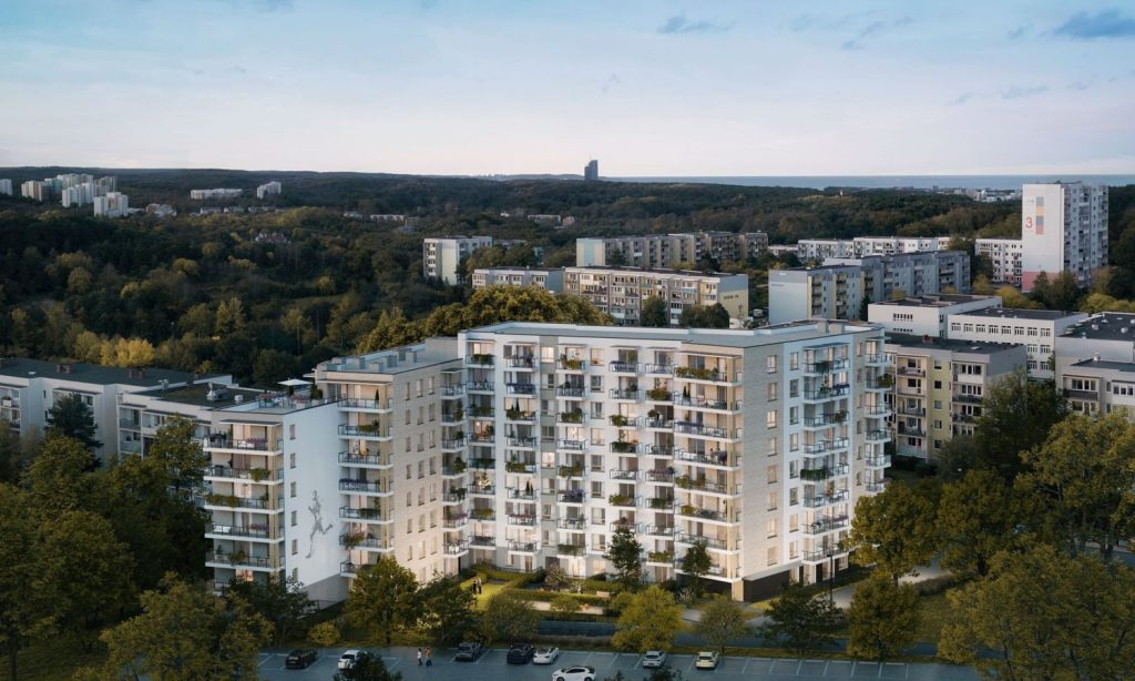 Kusocińskiego - Budynek A (ul. Janusza Kusocińskiego) - Korterelamu - visuaalne