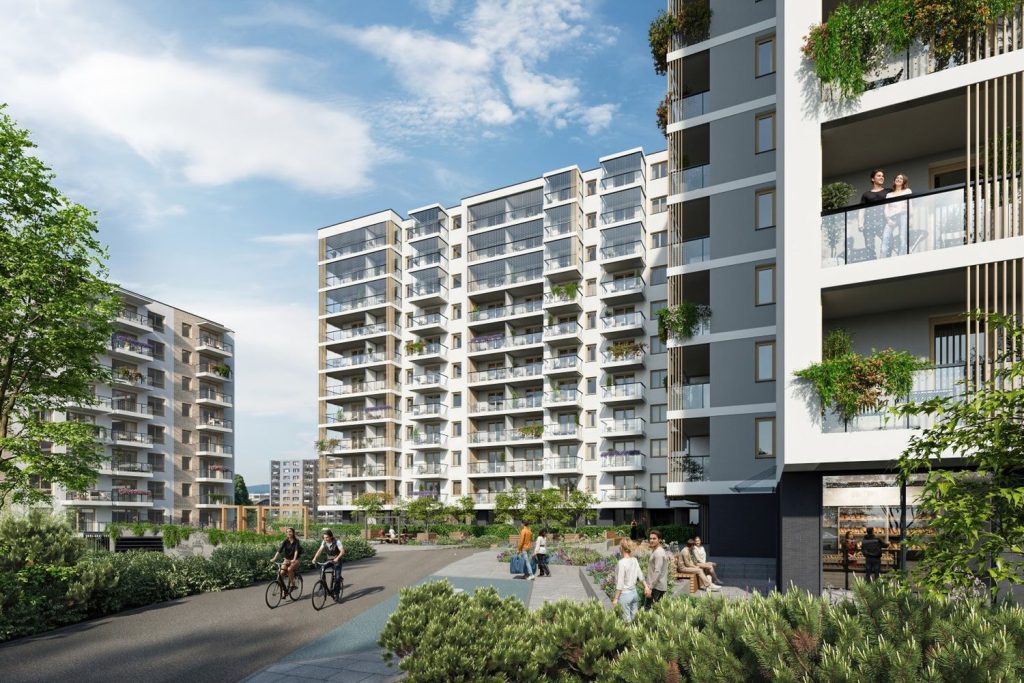 Kusocińskiego - Budynek B (ul. Janusza Kusocińskiego) - Multi apartment - visualization