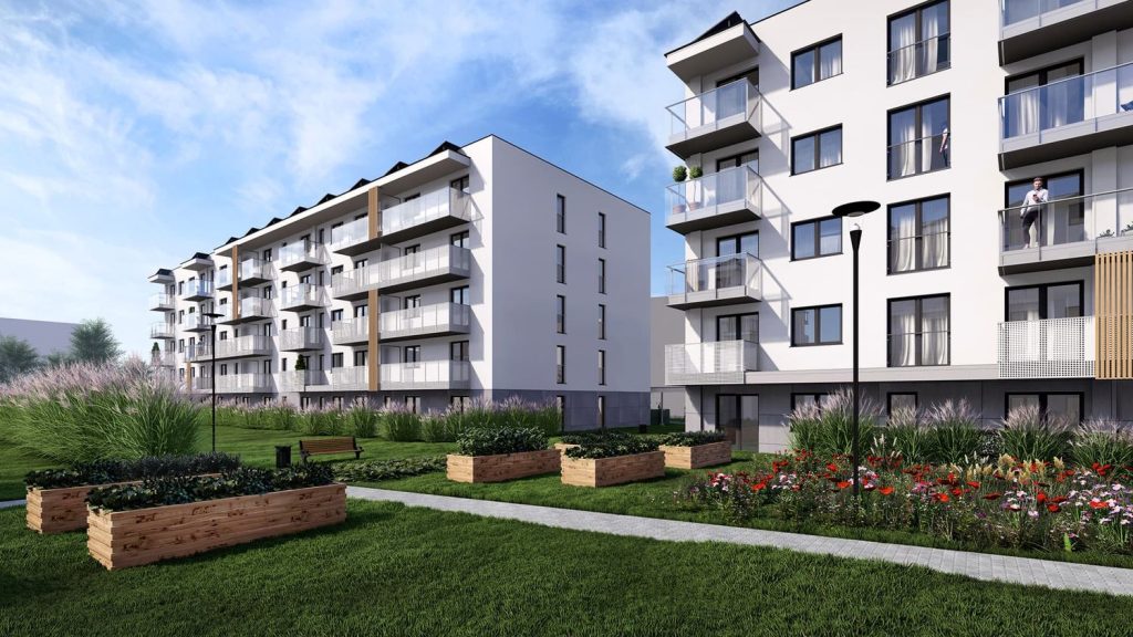 Mierzeja Wiślana etap II (ul. Bagrowa) - Daugiabutis - vizualizacija