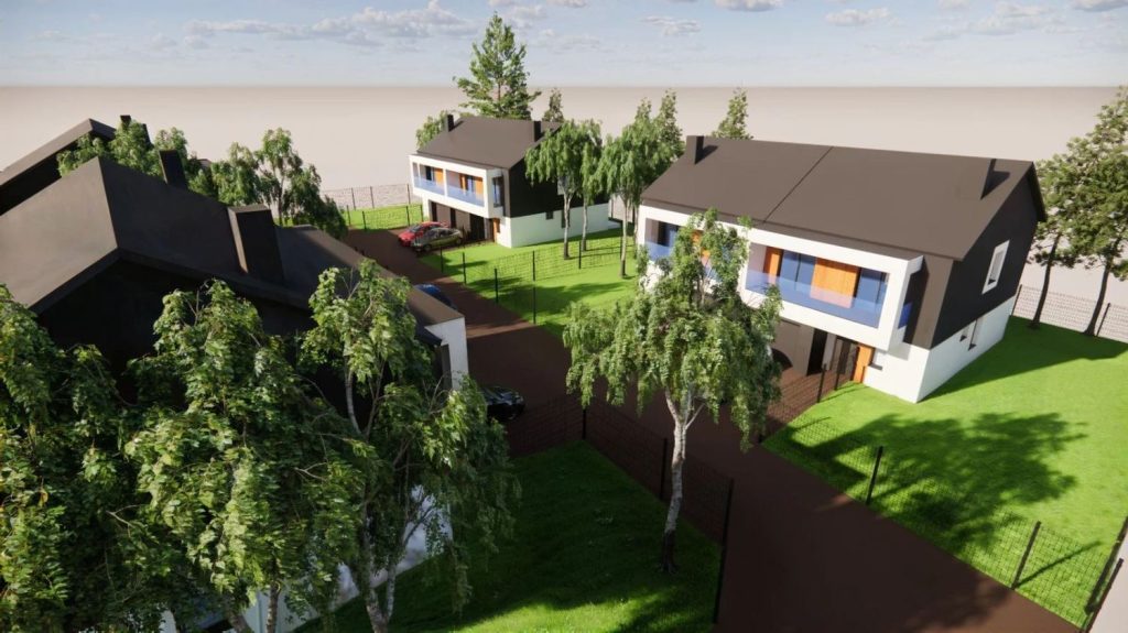 Tymotkowa (ul. Tymotkowa) - Sublokuoti namai - vizualizacija