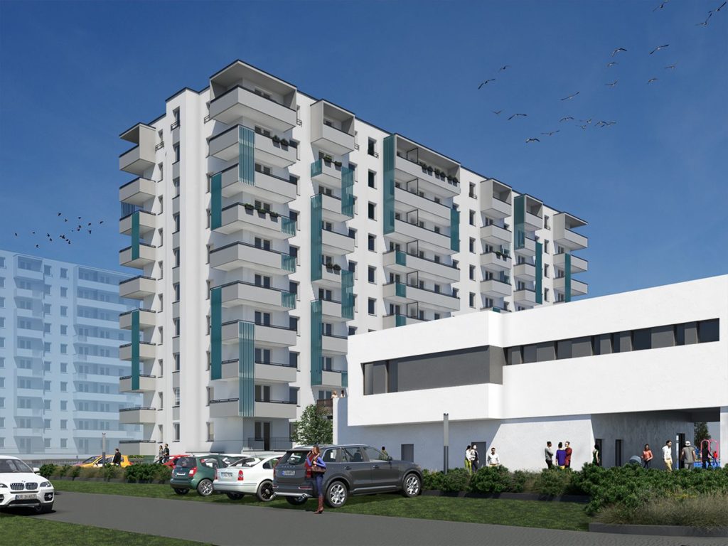 ul. Powstańców- os. Piastów bud. A (ul. Powstańców/ os. Piastów) - Multi apartment - visualization