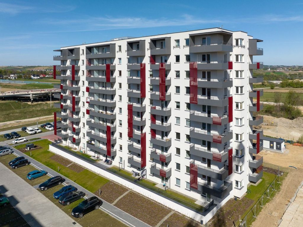 ul. Powstańców- os. Piastów bud. B (ul. Powstańców/ os. Piastów) - Daugiabutis - vizualizacija