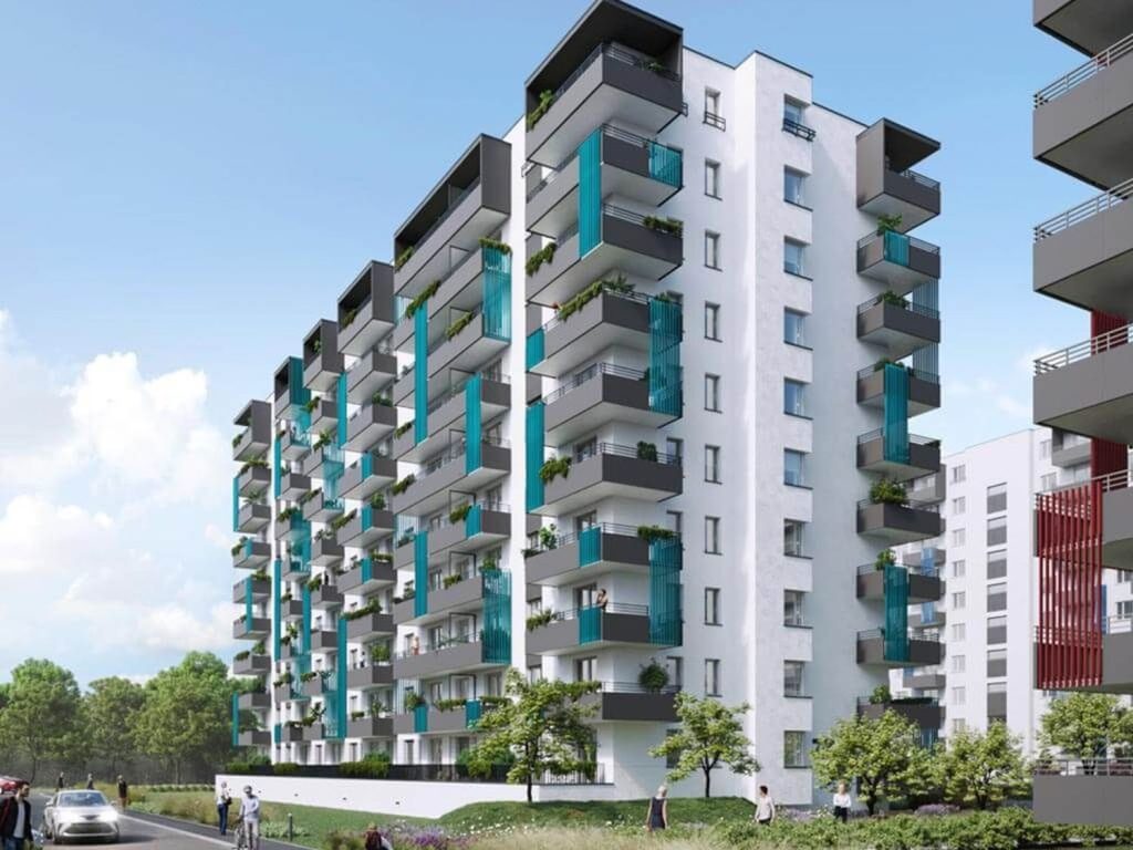 ul. Powstańców-os. Piastów bud. E (ul. Powstańców) - Multi apartment - visualization