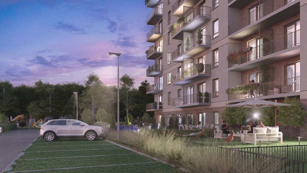 Myslovia (ul. Ks. Norberta Bończyka 14) - Daugiabutis - vizualizacija