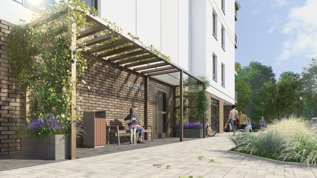 Myslovia (ul. Ks. Norberta Bończyka 14) - Daugiabutis - vizualizacija