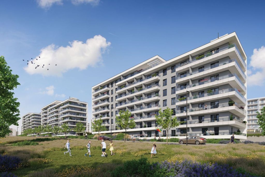 Kwarcowe Wzgórze - bud. 1 (ul. Kwarcowa) - Daugiabutis - vizualizacija