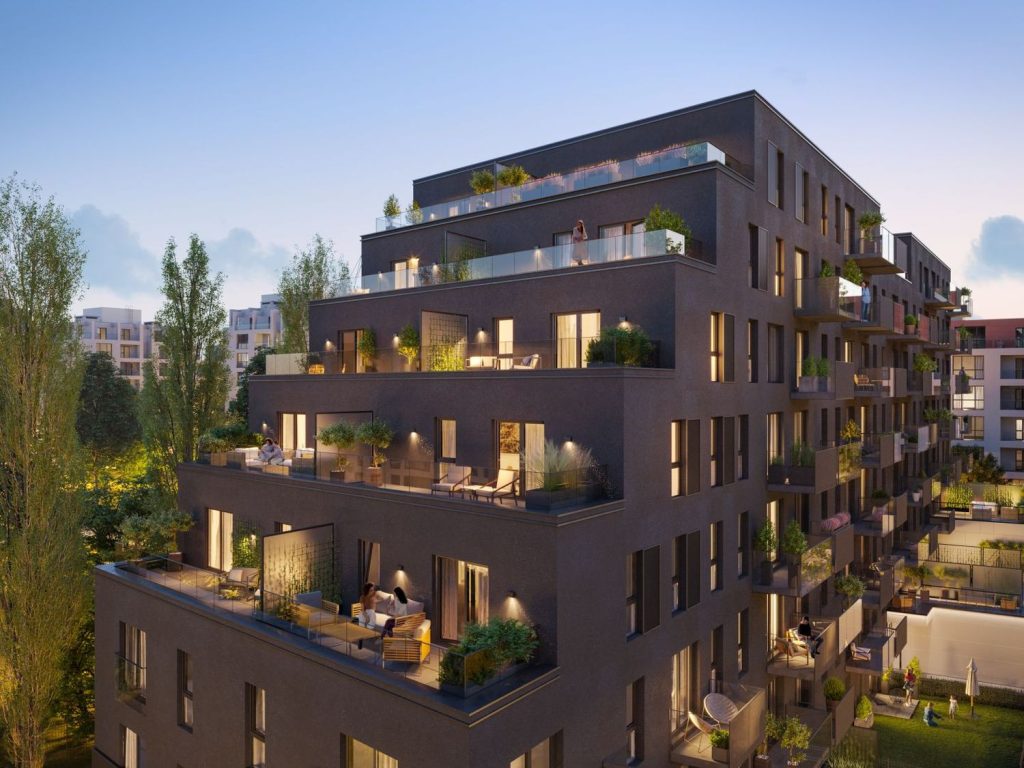 Kierbedzia 4 (ul. Kierbedzia 4) - Daudzdzīvokļu nams - vizualizācija