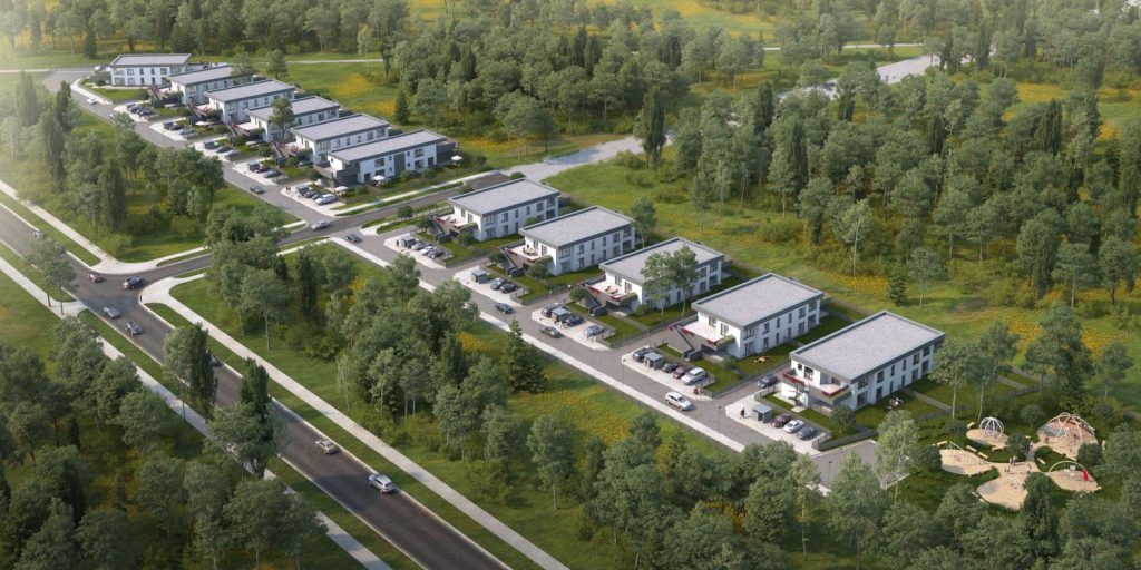 Leśna Polana (ul. Moryla Welta 12A-14E) - Row housing - visualization