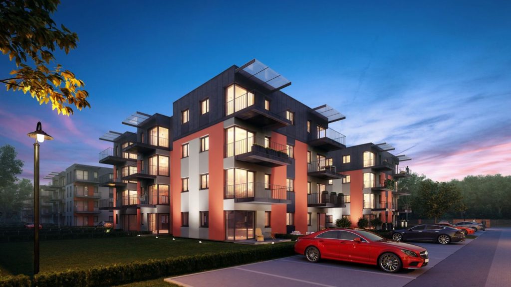 Stacja Łódź (ul. Wieniawskiego 5) - Multi apartment - visualization