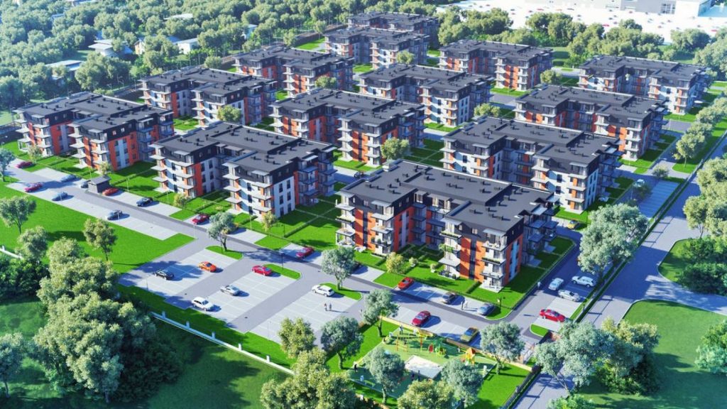 Stacja Łódź - etap IV (ul. Wieniawskiego 5) - Korterelamu - visuaalne