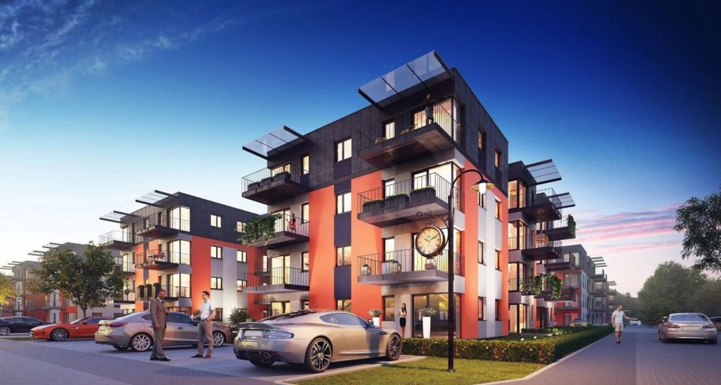 Stacja Łódź V – etap B2 (ul. Henryka Wieniawskiego 5) - Multi apartment - visualization