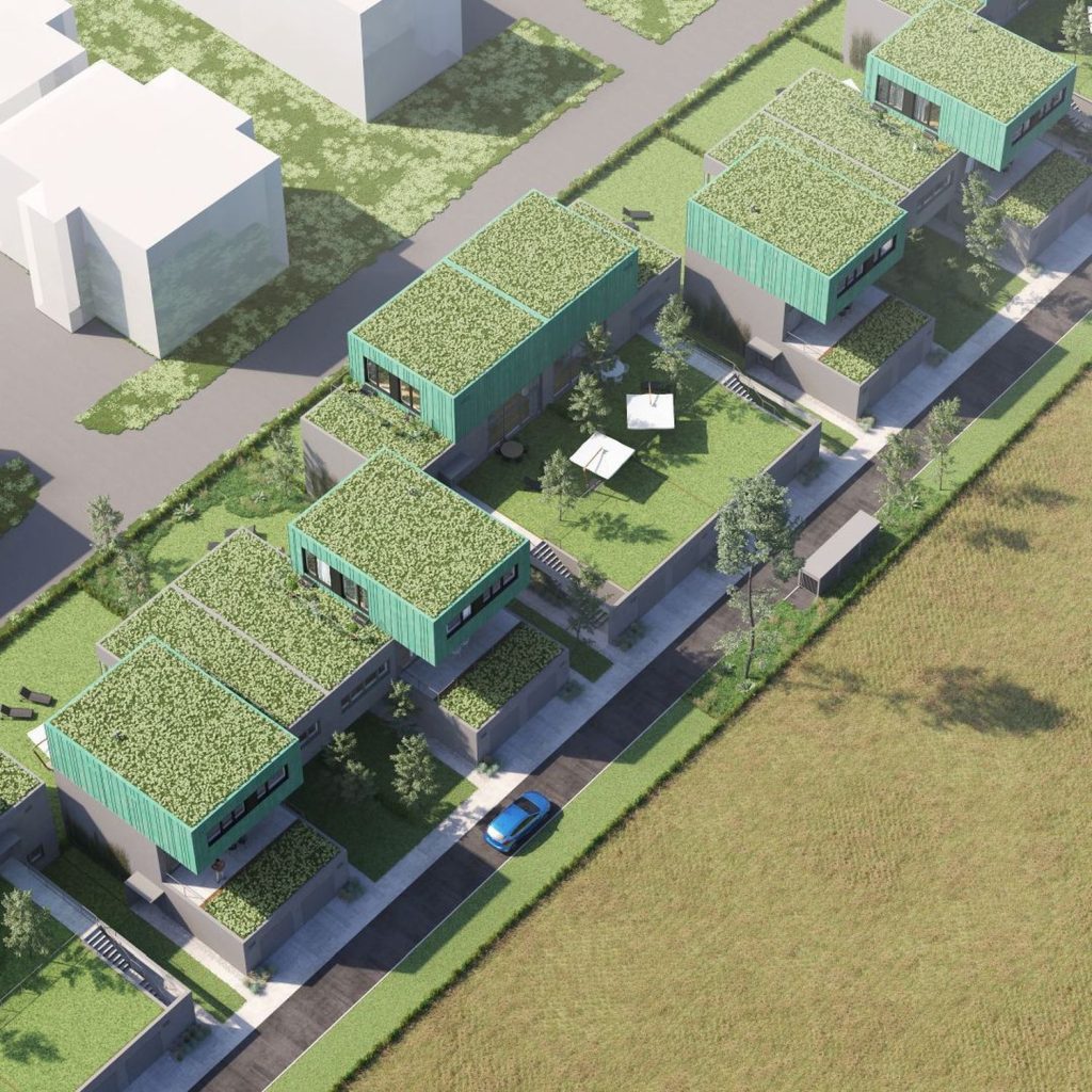 Łokietka Park Lane (ul. Władysława Łokietka) - Daugiabutis - vizualizacija