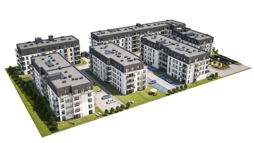 Sielskie Podolany (ul. Jasielska 9H) - Multi apartment - visualization