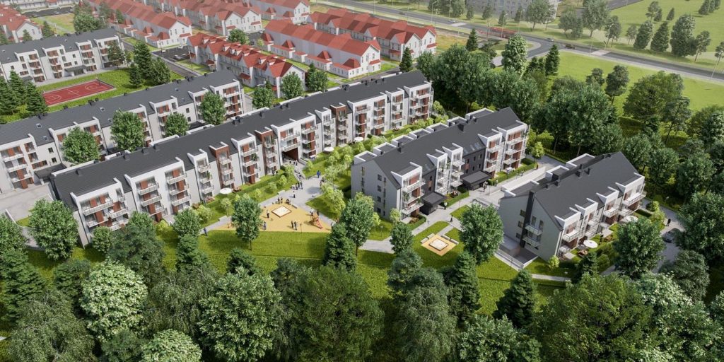 Partynice House I (ul. Kawalerzystów) - Daudzdzīvokļu nams - vizualizācija