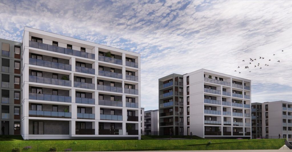 Słomczyńskiego Widoki (ul. Macieja Słomczyńskiego) - Multi apartment - visualization