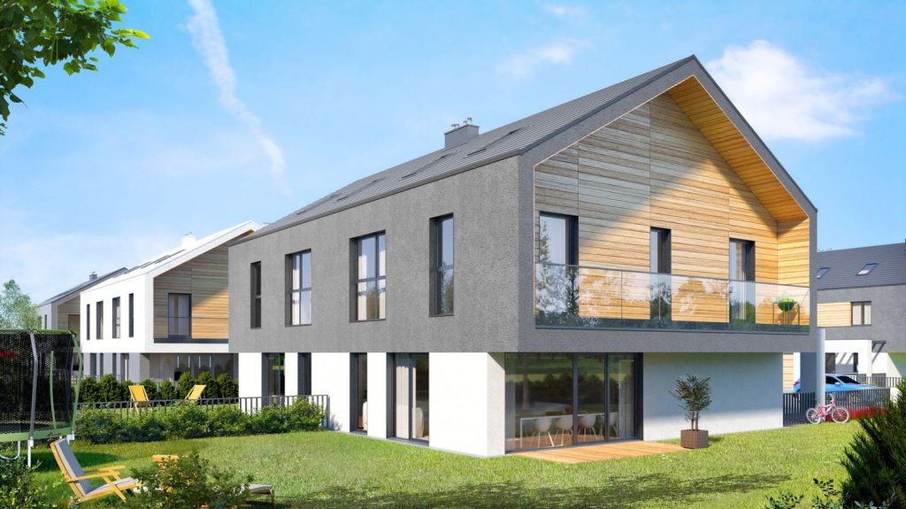 Zielona Park, etap 2 (ul. Darżlubska) - Row housing - visualization
