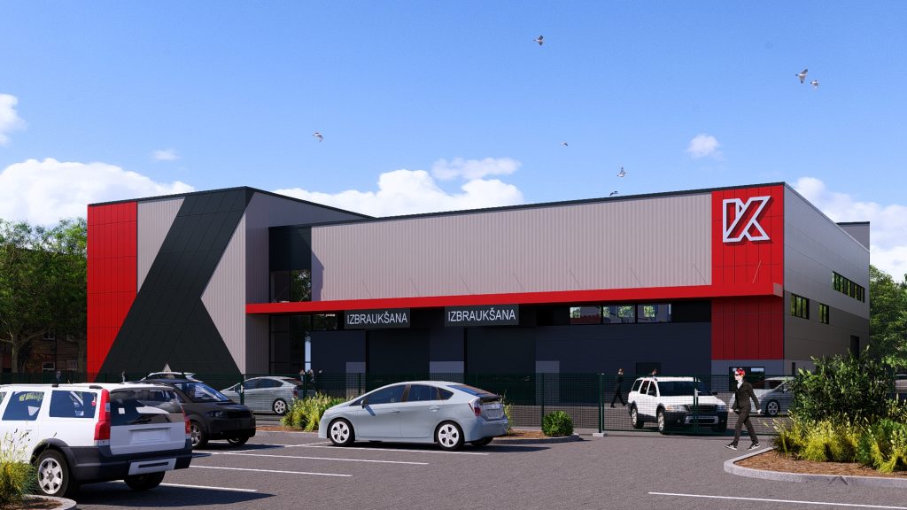 KURŠI internetveikala preču izsniegšanas punkts (Ropažu iela 95) - Noliktava / Izplatīšanas centrs - vizualizācija