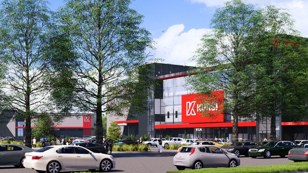 KURŠI internetveikala preču izsniegšanas punkts (Ropažu iela 95) - Noliktava / Izplatīšanas centrs - vizualizācija