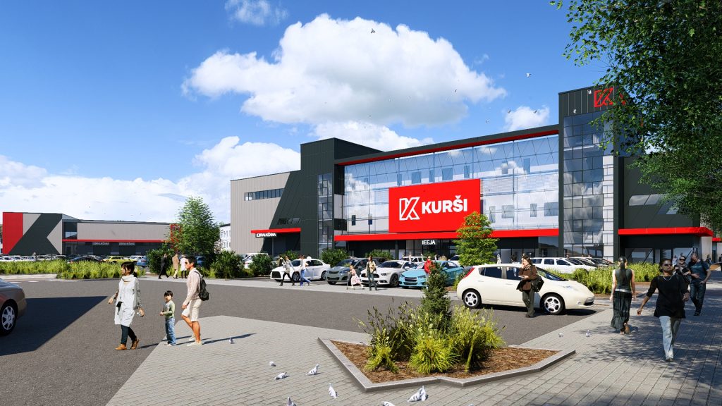 KURŠI internetveikala preču izsniegšanas punkts (Ropažu iela 95) - Noliktava / Izplatīšanas centrs - vizualizācija